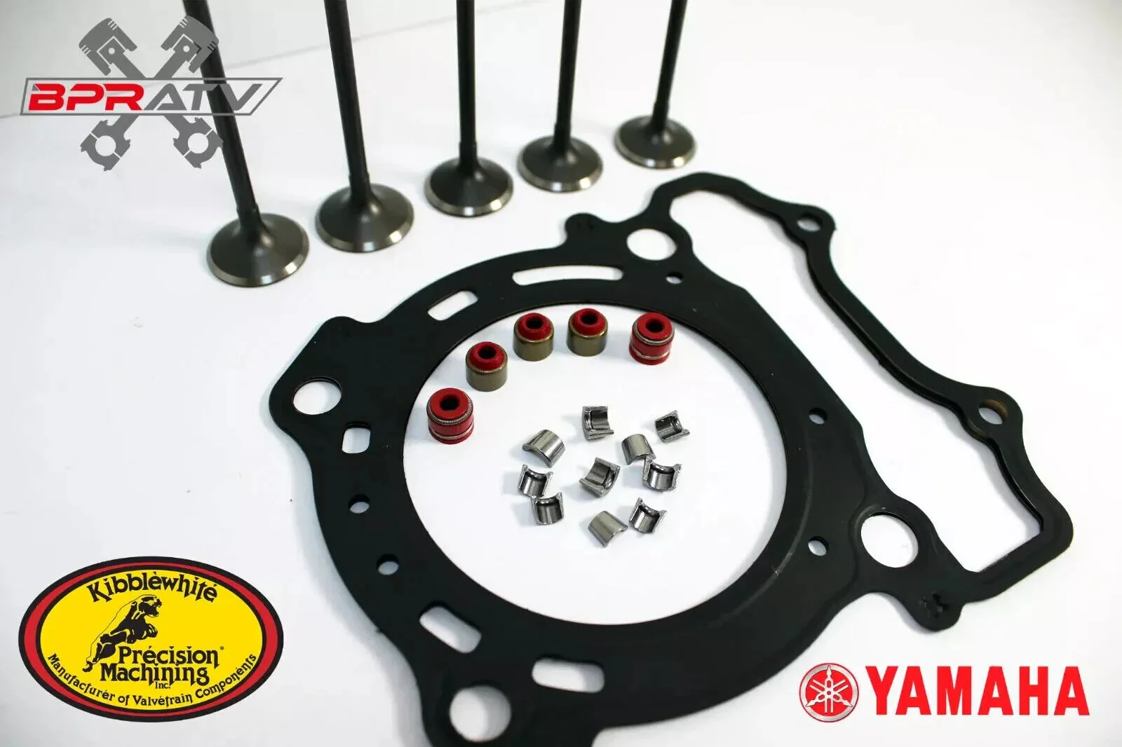 01-13 YZ250F YZ 250F Intake Exhaust Valves Kit Gasket KIBBLEWHITE Seals Keepers - Image 2