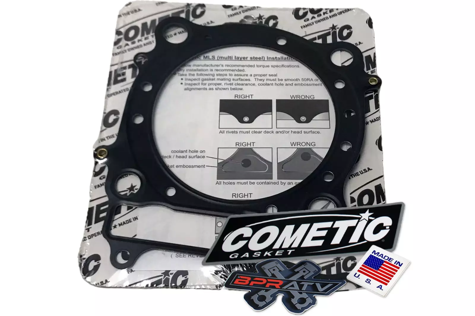 Honda CRF450R CRF 450R Stock Bore Cometic Top End Gasket Kit KP RED Seals '02-08 - Image 3