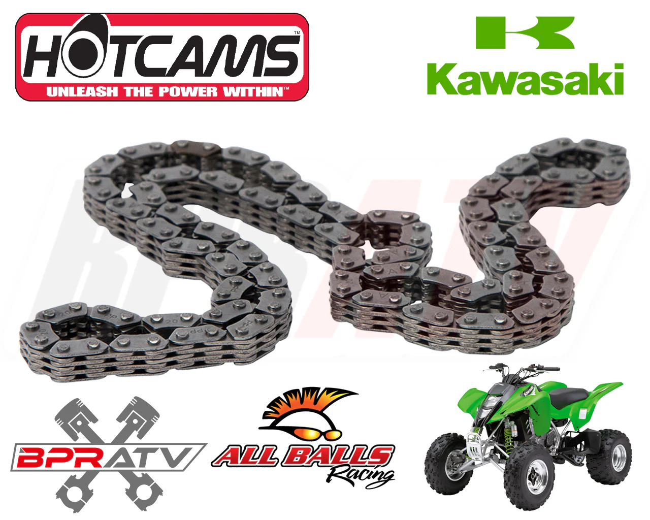 03-06 Kawasaki KFX400 KFX 400 OEM Extreme Heavy Duty Hotcams HotCam Timing Chain - Image 2