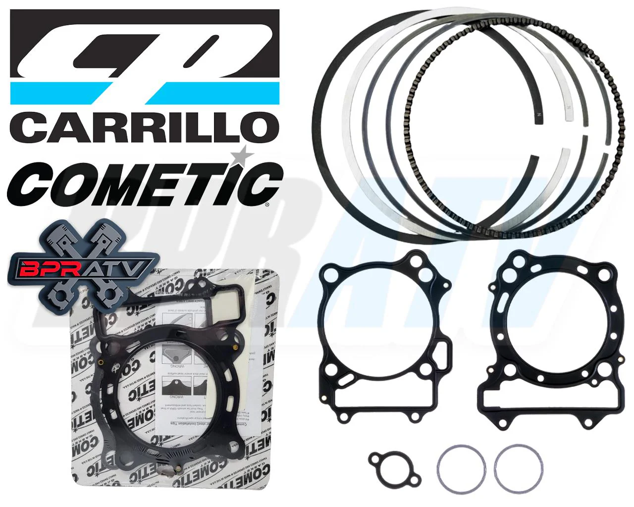03-24 Suzuki DRZ400 DRZ 400 94mm 434cc Big Bore 12.5:1 CP Piston Gaskets Top End - Image 11