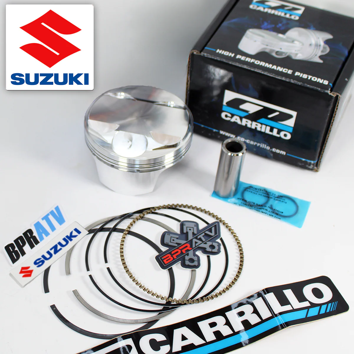 03-24 Suzuki DRZ400 DRZ 400 94mm 434cc Big Bore 12.5:1 CP Piston Gaskets Top End - Image 2