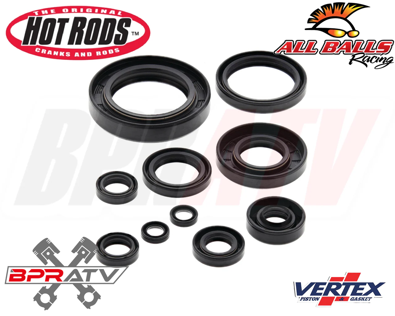 03+ Yamaha YZ250 YZ 250 Cylinder Piston Hot Rod Crank Complete Motor Rebuild Kit - Image 15