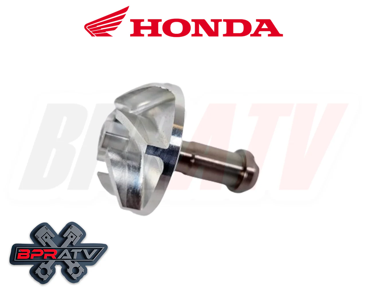 04-05 Honda TRX450R BPR Billet CNC Hi-Flow Water Pump Impeller Shaft Rebuild Kit - Image 8