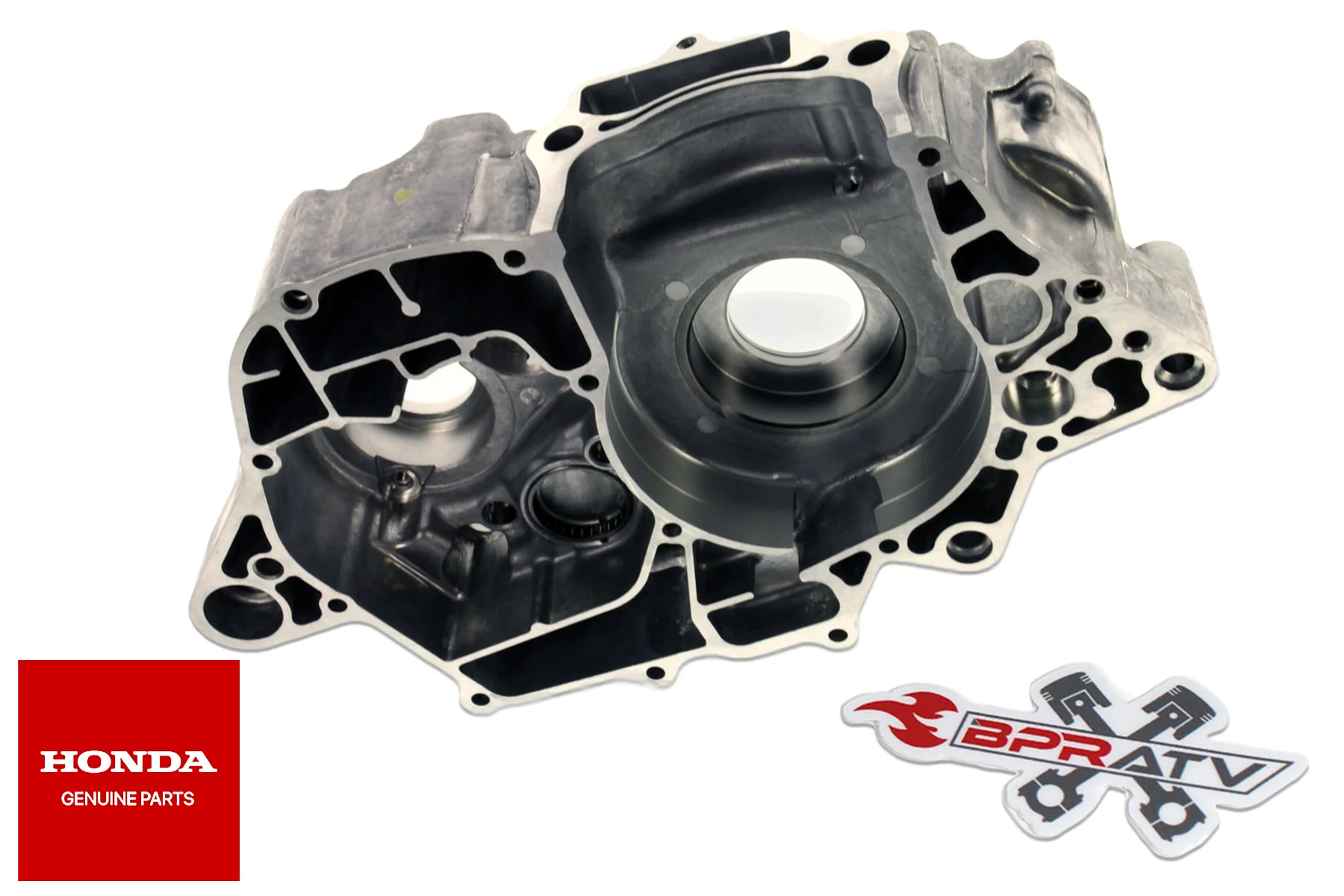 04 05 Honda TRX450R Left Side OEM Crankcase Gaskets Seals Bearings 11200-HP1-670 - Image 2