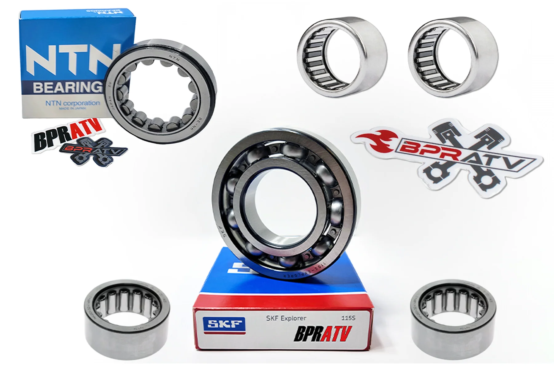 04 05 Honda TRX450R Left Side OEM Crankcase Gaskets Seals Bearings 11200-HP1-670 - Image 3