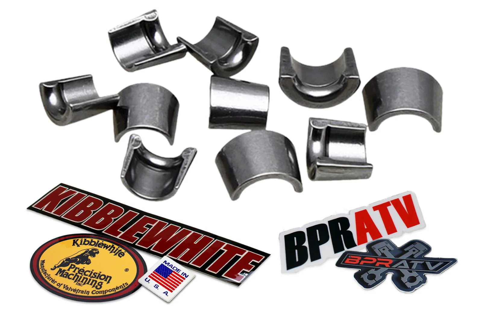 04 05 TRX 450R +1 Oversize Valves Ti Springs Kibblewhite Valve Spring Guides Kit - Image 12