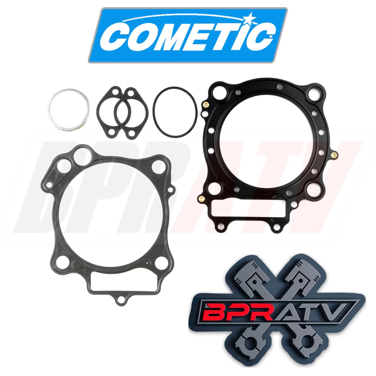 04 05 TRX 450R TRX450R 97mm Pump Gas Piston Wiseco +3 11.5:1 Big Bore Gasket Kit - Image 3