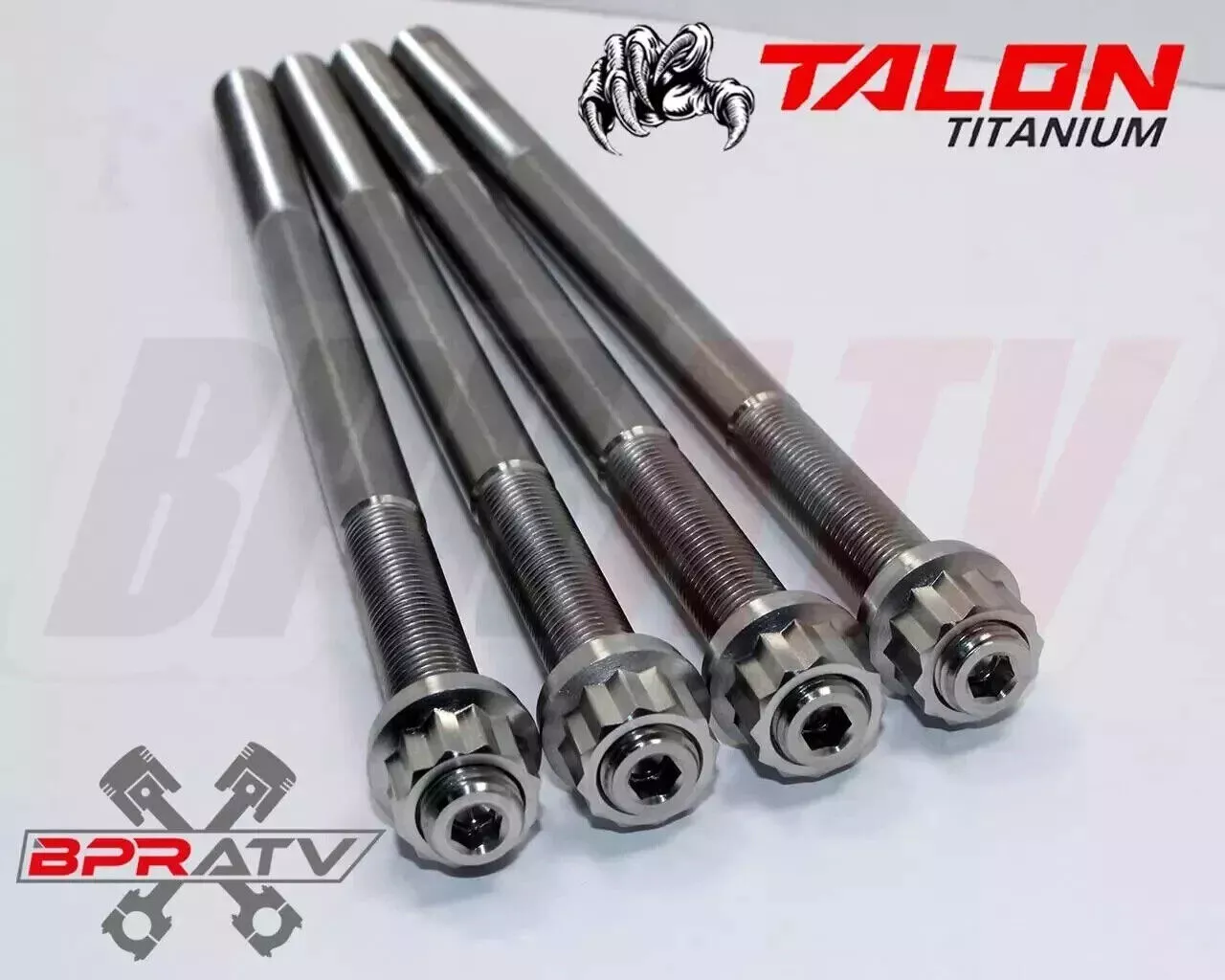 04 05 TRX450R Ti Cylinder Case Studs Honda 450R TITANIUM Crankcase Head Stud Kit - Image 11