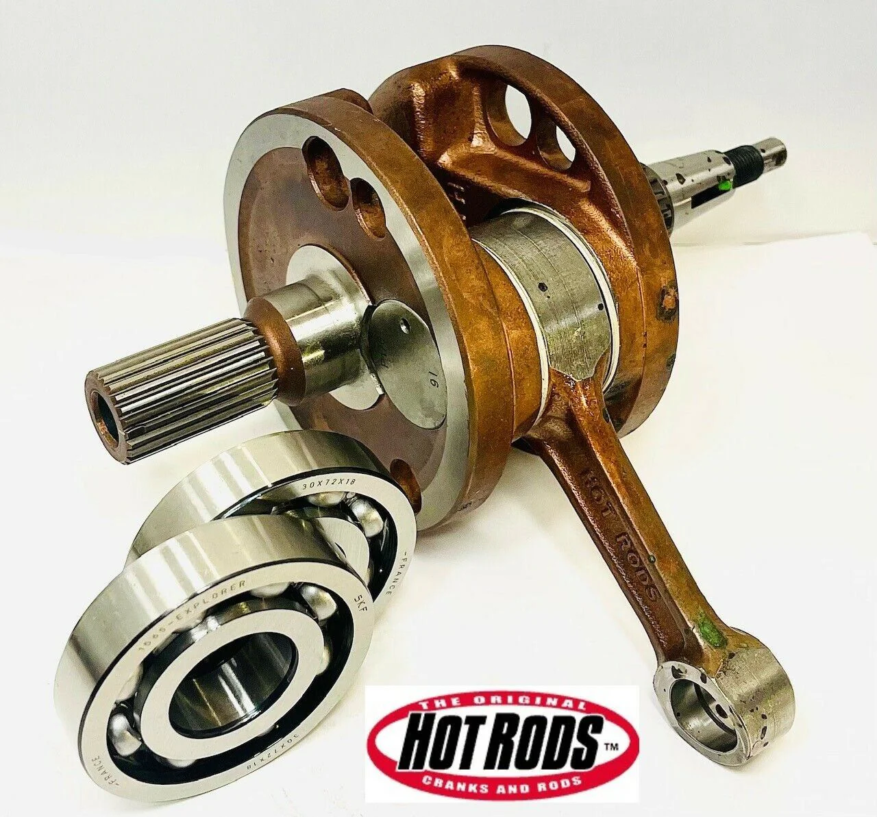 04 05 TRX450R TRX 450R Hotrods Stroker Crank +3 Crankshaft Rod Assembly Bearings - Image 17