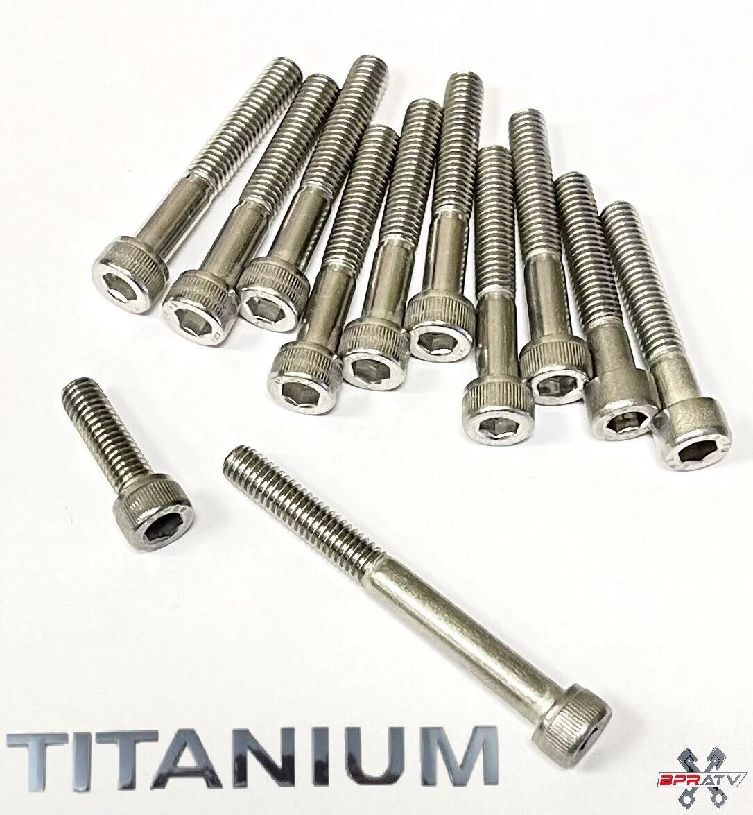 04 05 TRX450R TRX 450R Titanium Stator Cover Bolts Left Side Cover Ti Bolt Kit