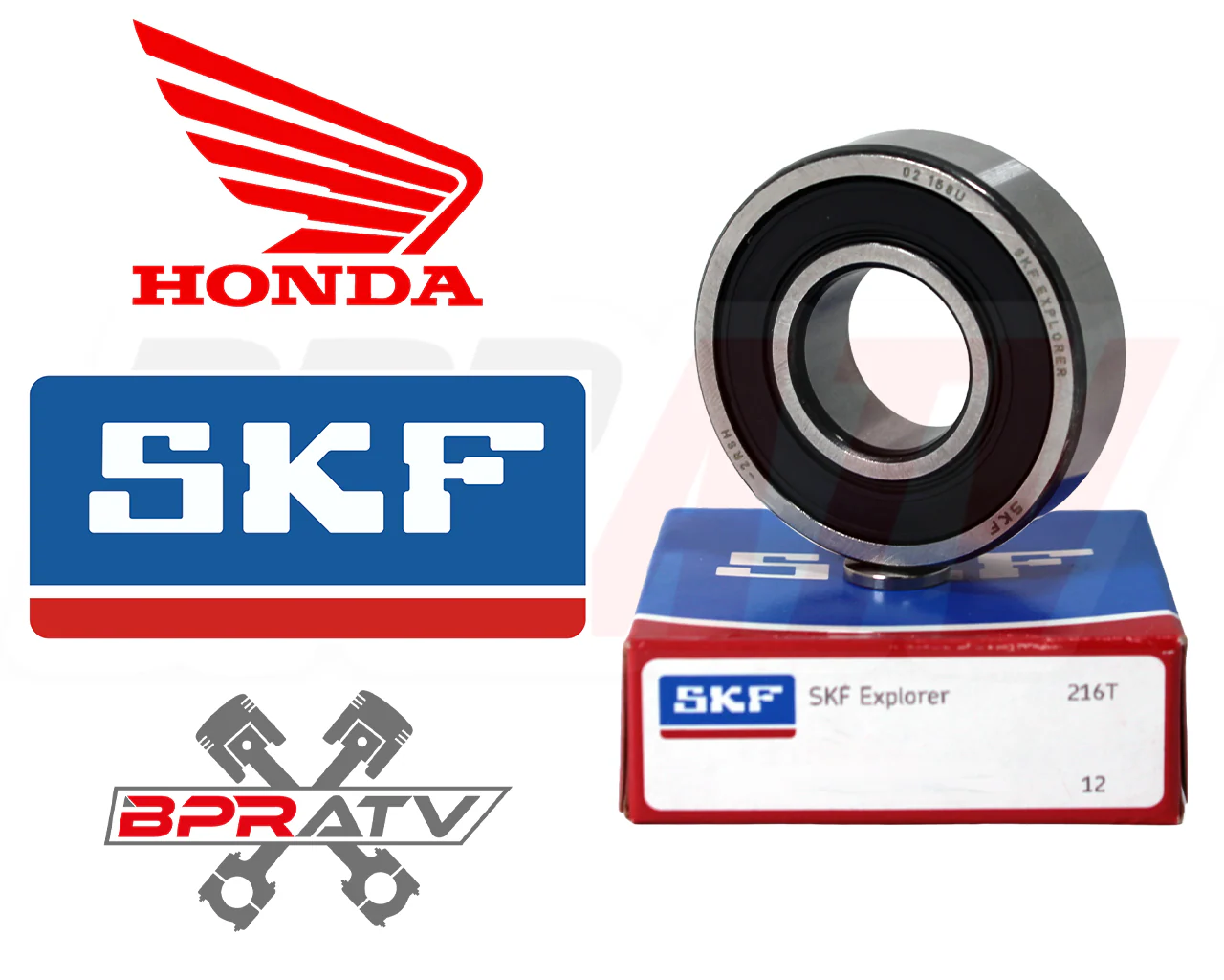 04-06 CRF250R CRF 250R Complete Bottom End Crankcase Bearing Kit Bearings + Seal - Image 19