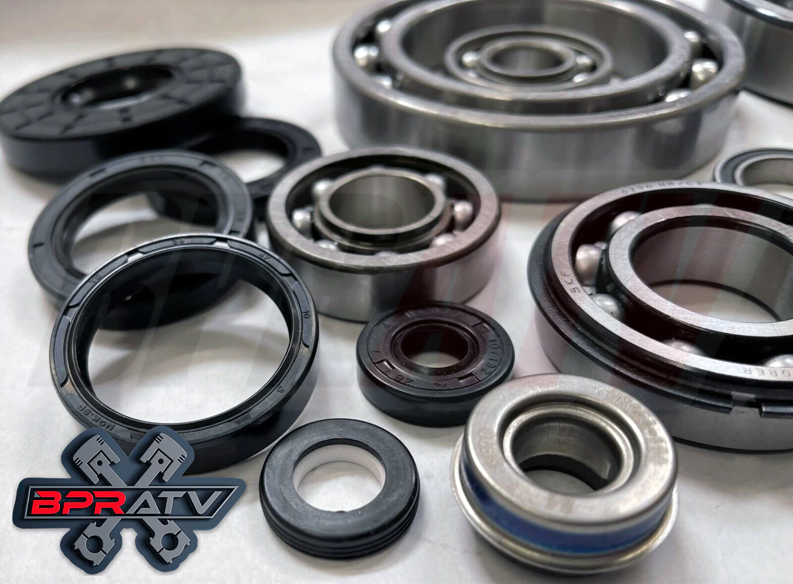 04-06 CRF250X CRF 250X Complete Bottom End Crankcase Bearing Kit Bearings + Seal - Image 3