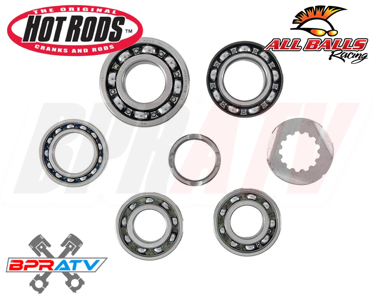 04-06 Yamaha WR450F WR 450F Hot Rods Heavy Duty Transmission Bearings Kit Hotrod - Image 5