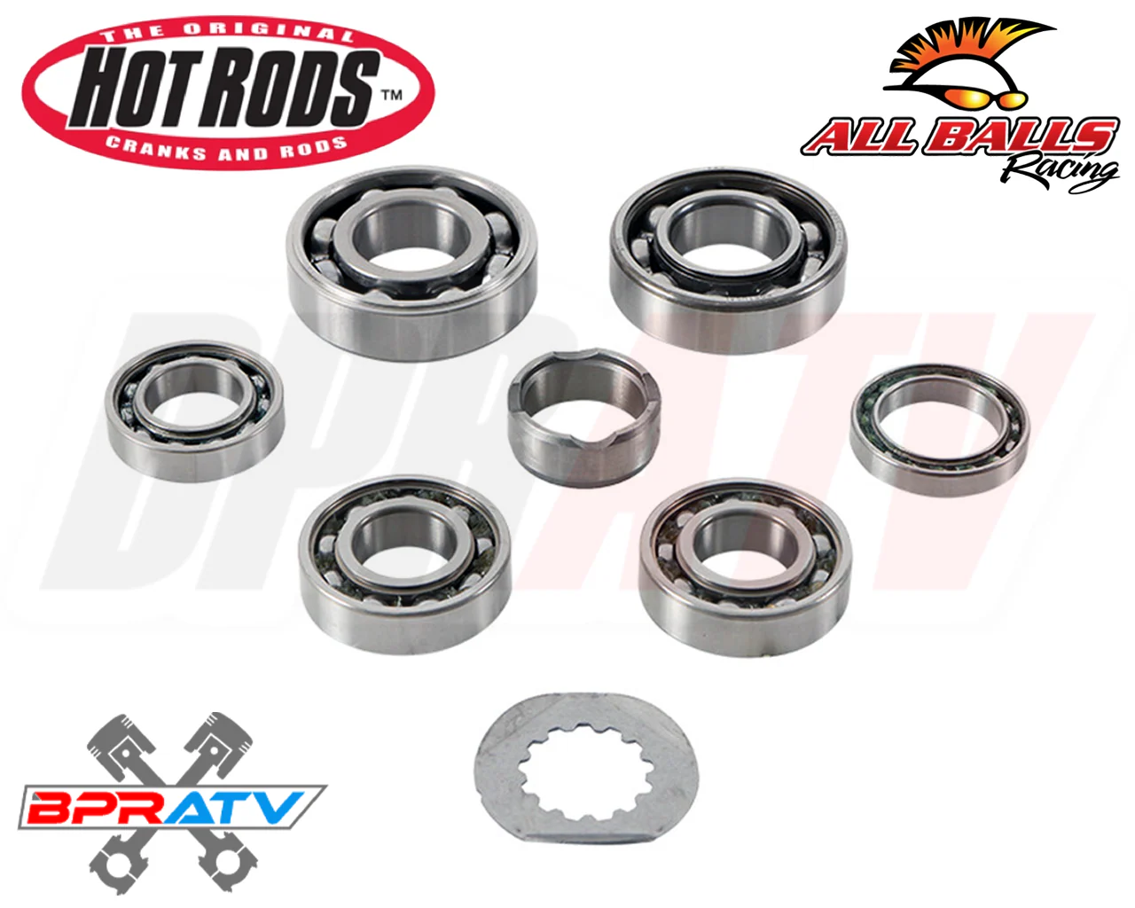 04-06 Yamaha WR450F WR 450F Hot Rods Heavy Duty Transmission Bearings Kit Hotrod - Image 7
