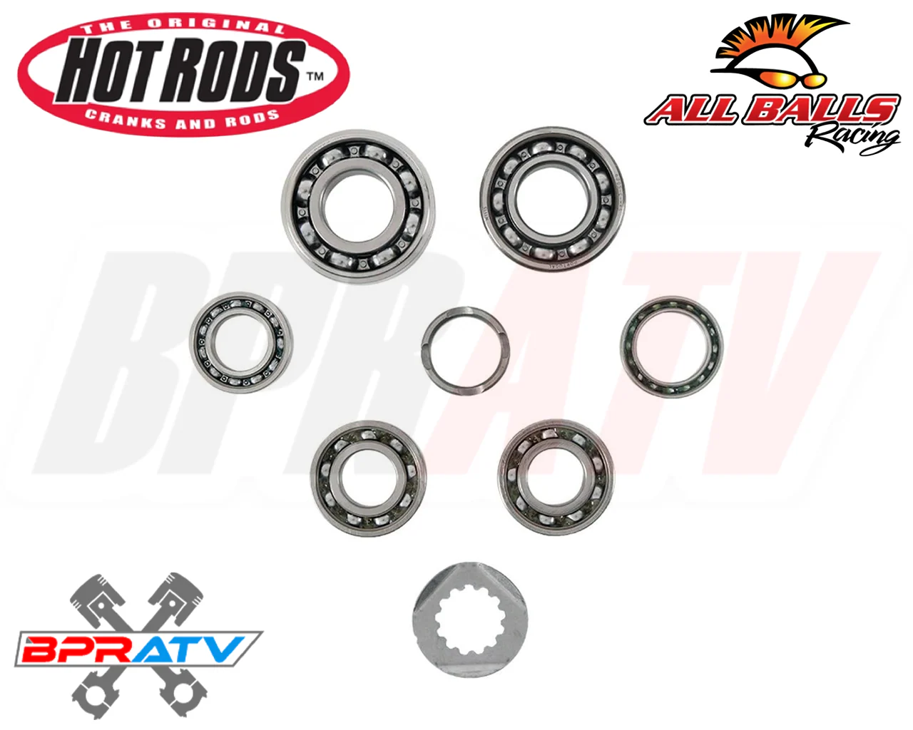 04-06 Yamaha WR450F WR 450F Hot Rods Heavy Duty Transmission Bearings Kit Hotrod - Image 9