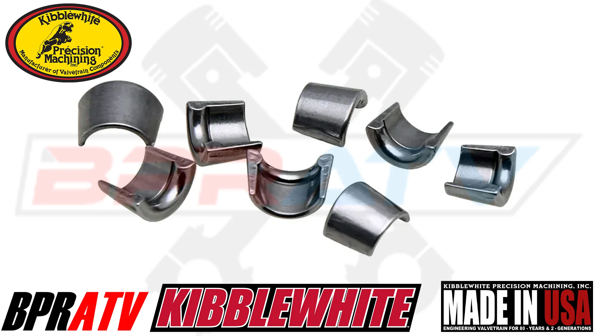 04-07 Honda CRF250R CRF 250R Kibblewhite OEM Replacement Valve Keeper Cotter Kit - Image 5