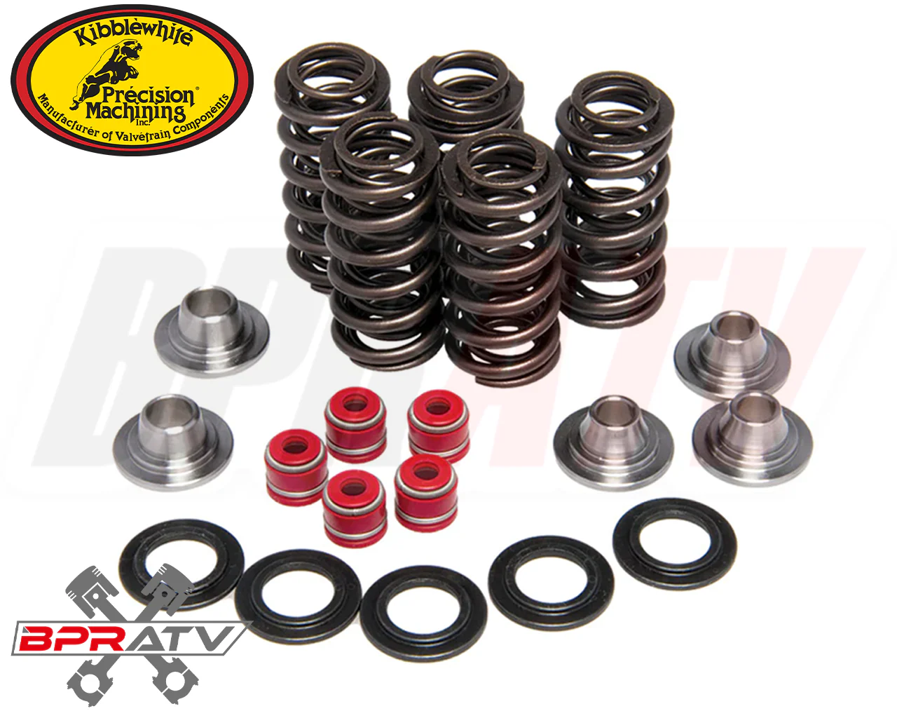 04-09 Yamaha YFZ 450 KIBBLEWHITE Top End Piston Rebuild Kit Valves Cylinder Kit - Image 4