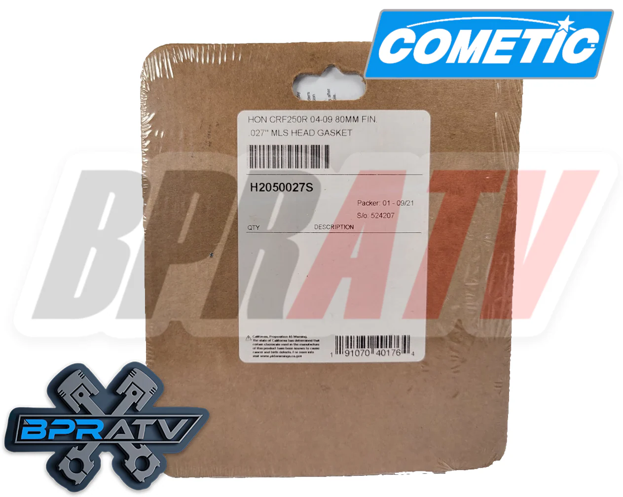 04-13 Honda CRF250X 250R CRF 250X 80mm Big Bore Cometic MLS Head Gasket 0.27" - Image 4