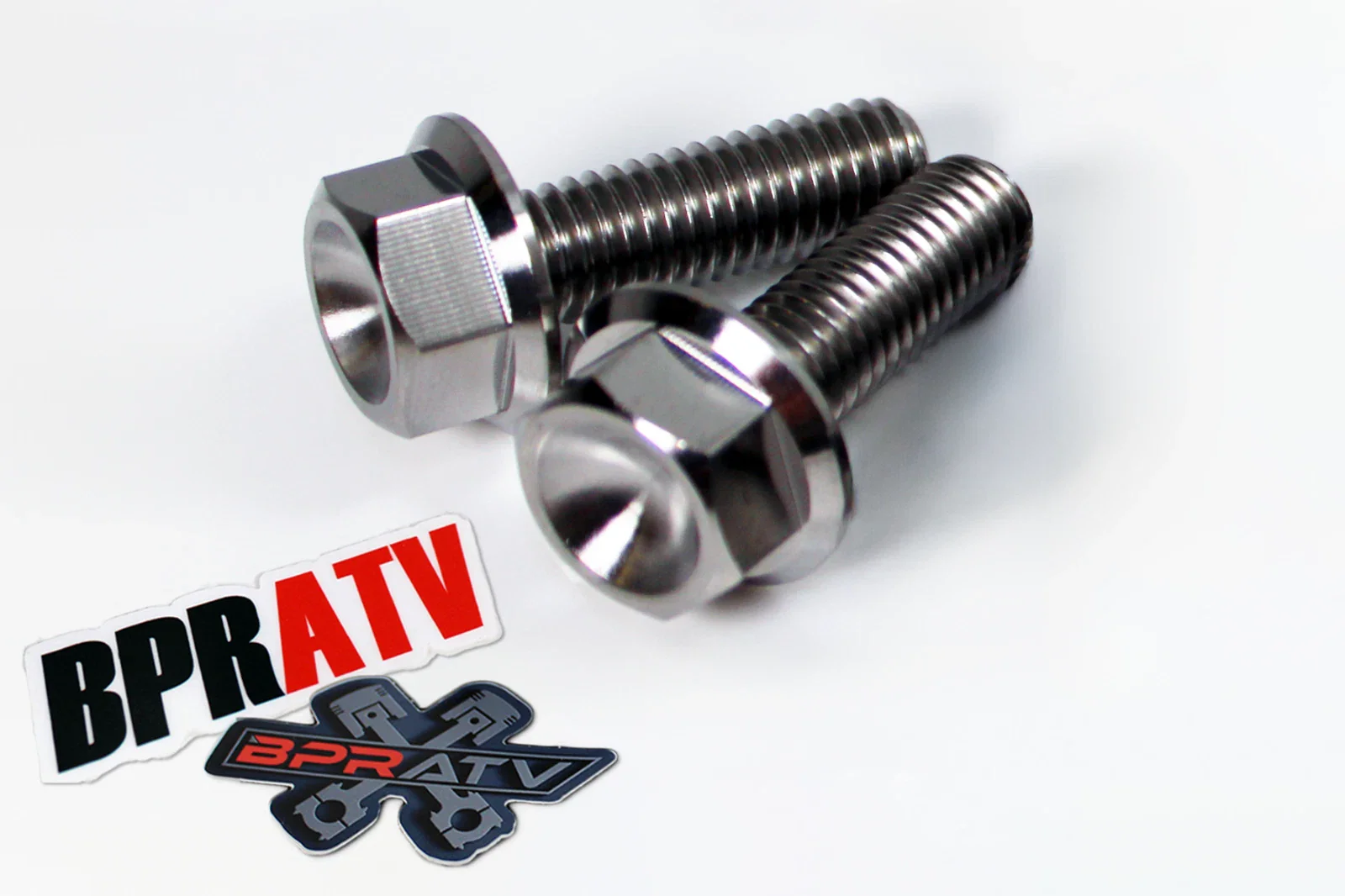 04-13 Raptor 350 YFM350 TITANIUM Foot Peg Bolts HEX Flange Bolt Upgrade Set Kit - Image 7