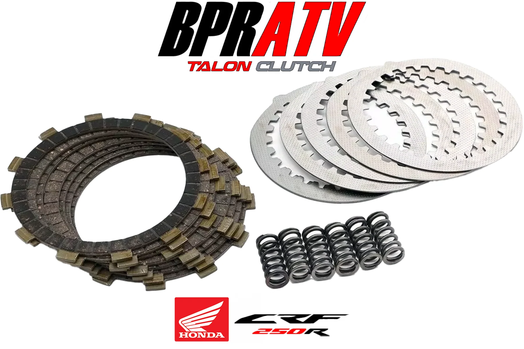 04-17 Honda CRF250X CRF 250X Heavy Duty Steel Plates Fibers & Springs Clutch Kit - Image 2