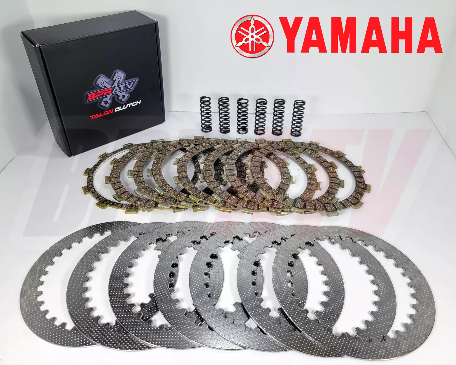 04+ Yamaha YFZ450 YFZ 450 BPRATV Heavy Duty Steel Fibers & Springs HD Clutch Kit - Image 12