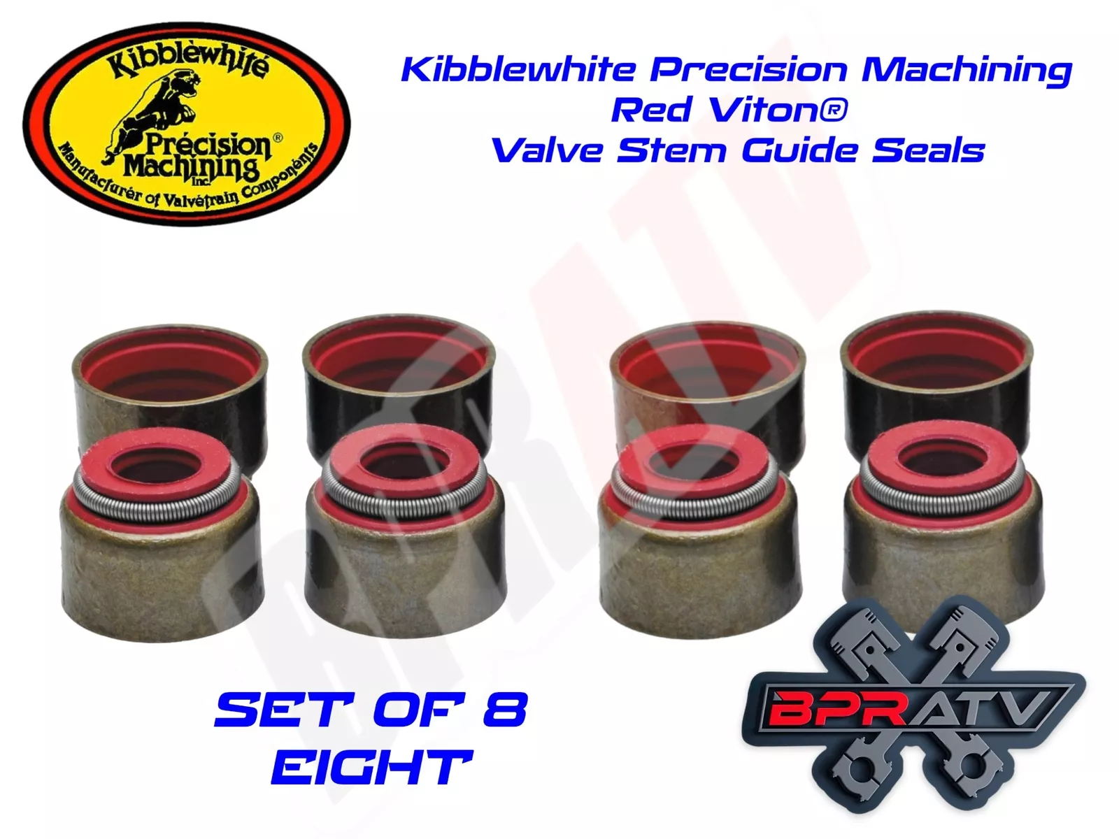 05-13 Kawasaki Brute Force KVF 650 Exhaust Intake Valves Kibblewhite Stem Seals - Image 5