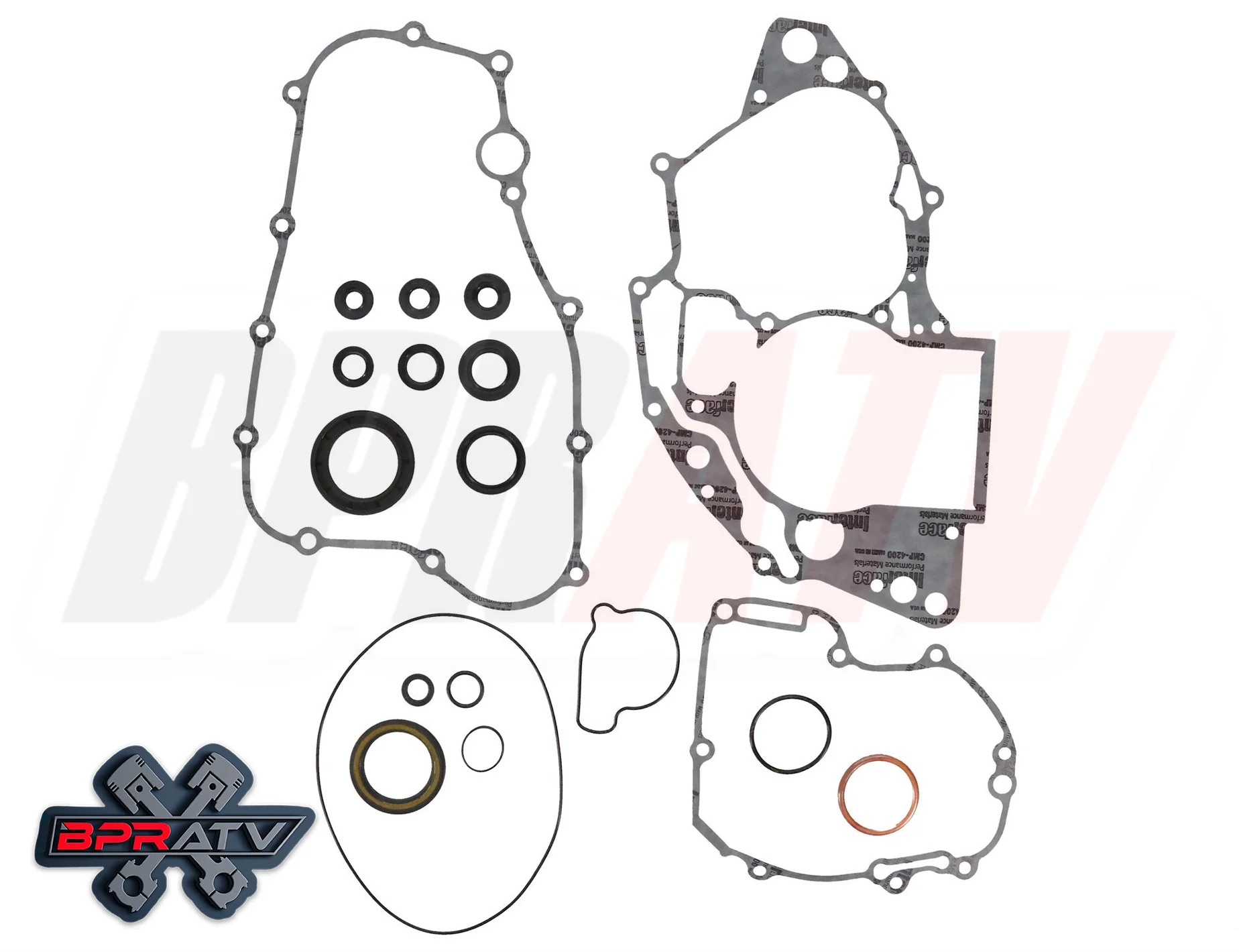 05-14 Honda 400EX 400X Wiseco Crank Rod Motor Rebuild Repair Kit Piston Gaskets - Image 7