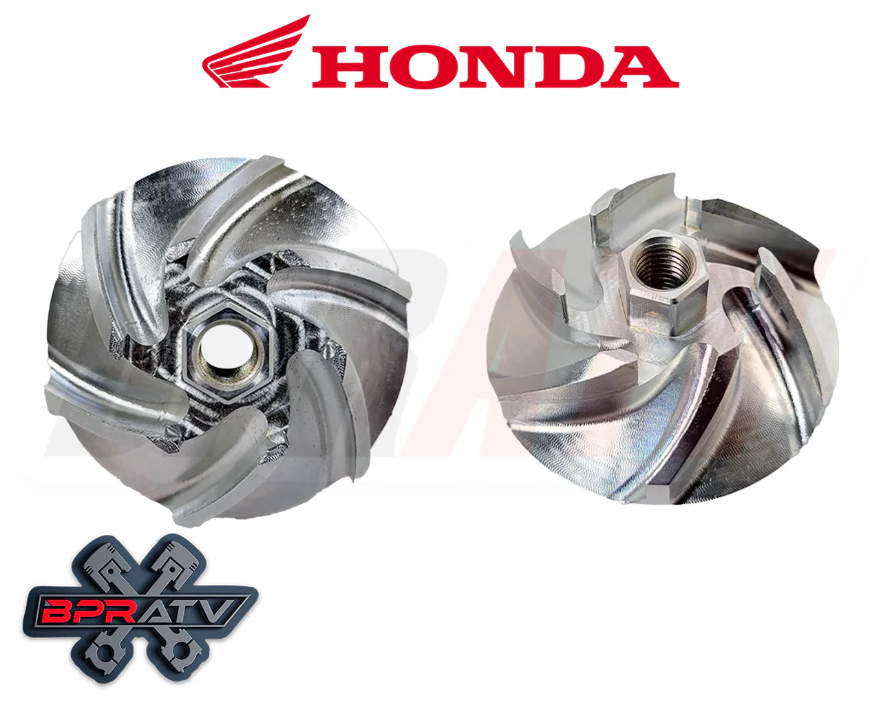 05-17 Honda CRF450X CRF 450X BPR CNC Billet Hi-Flow Billet Water Pump Impeller - Image 10