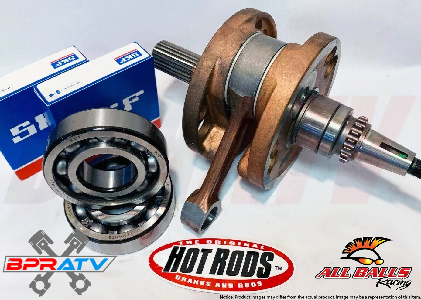 05-17 Honda CRF450X CRF 450X Hot Rods Heavy Duty Crank Crankshaft & Bearings Rod - Image 4