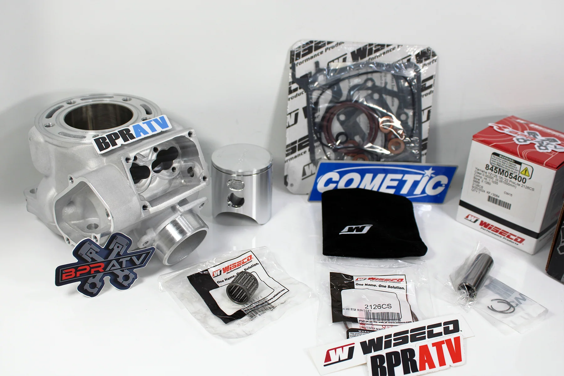 05-22 Yamaha YZ125 YZ 125X 54mm 54 Stock Bore Cylinder Wiseco Piston Top End Kit - Image 4