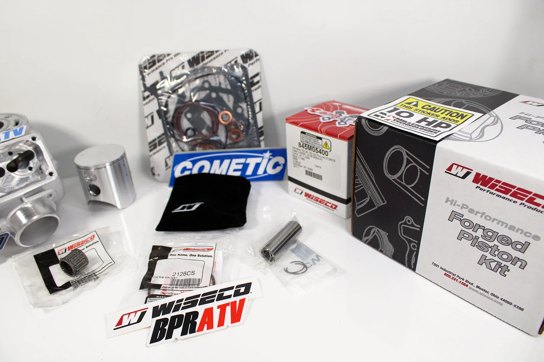 05-22 Yamaha YZ125 YZ 125X 54mm 54 Stock Bore Cylinder Wiseco Piston Top End Kit - Image 9