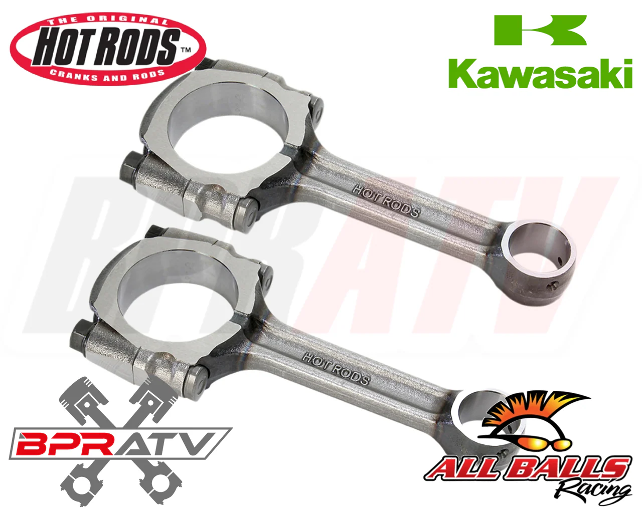 05-25 Brute Force 750 Hot Rods Crank Heavy Duty Replacement Connecting Rods Pair - Image 4