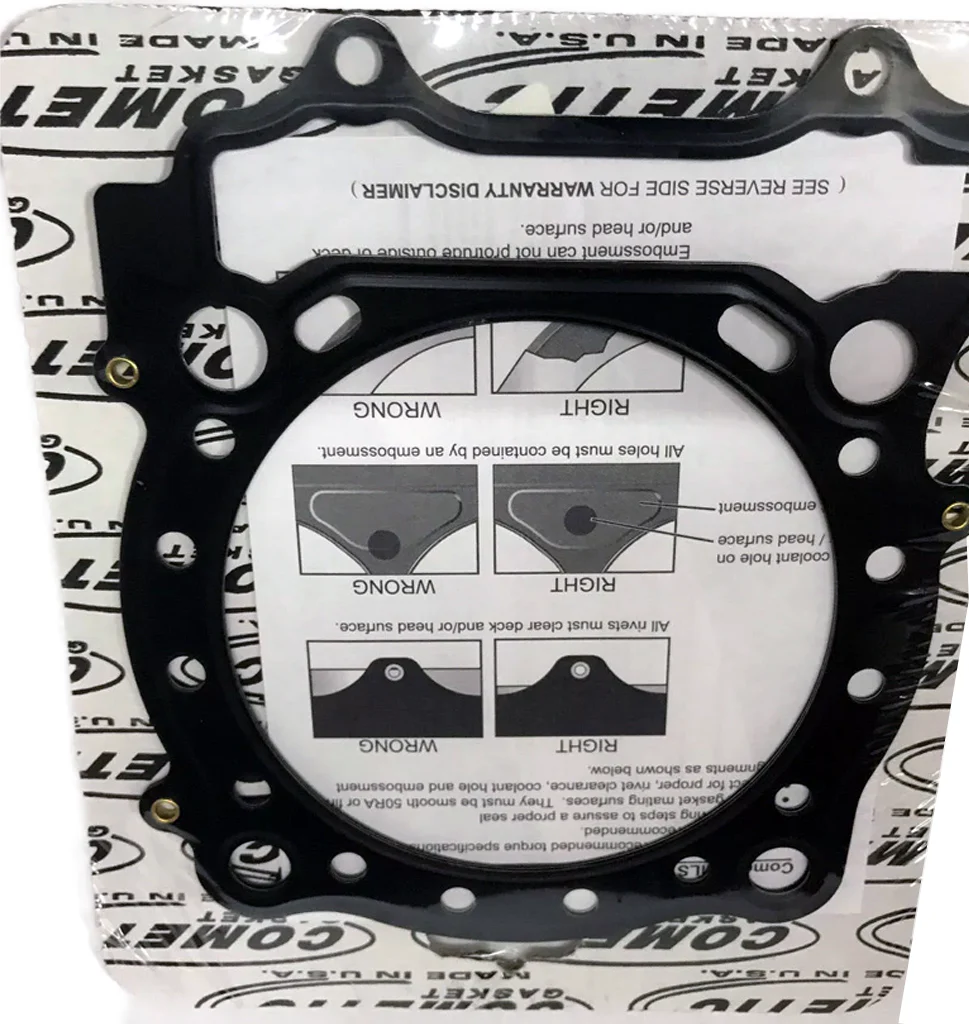 06 07 08 09 LTR450 LTR 450 LT-R450 96mm Stock Std Bore Cometic Head Gasket MLS - Image 2