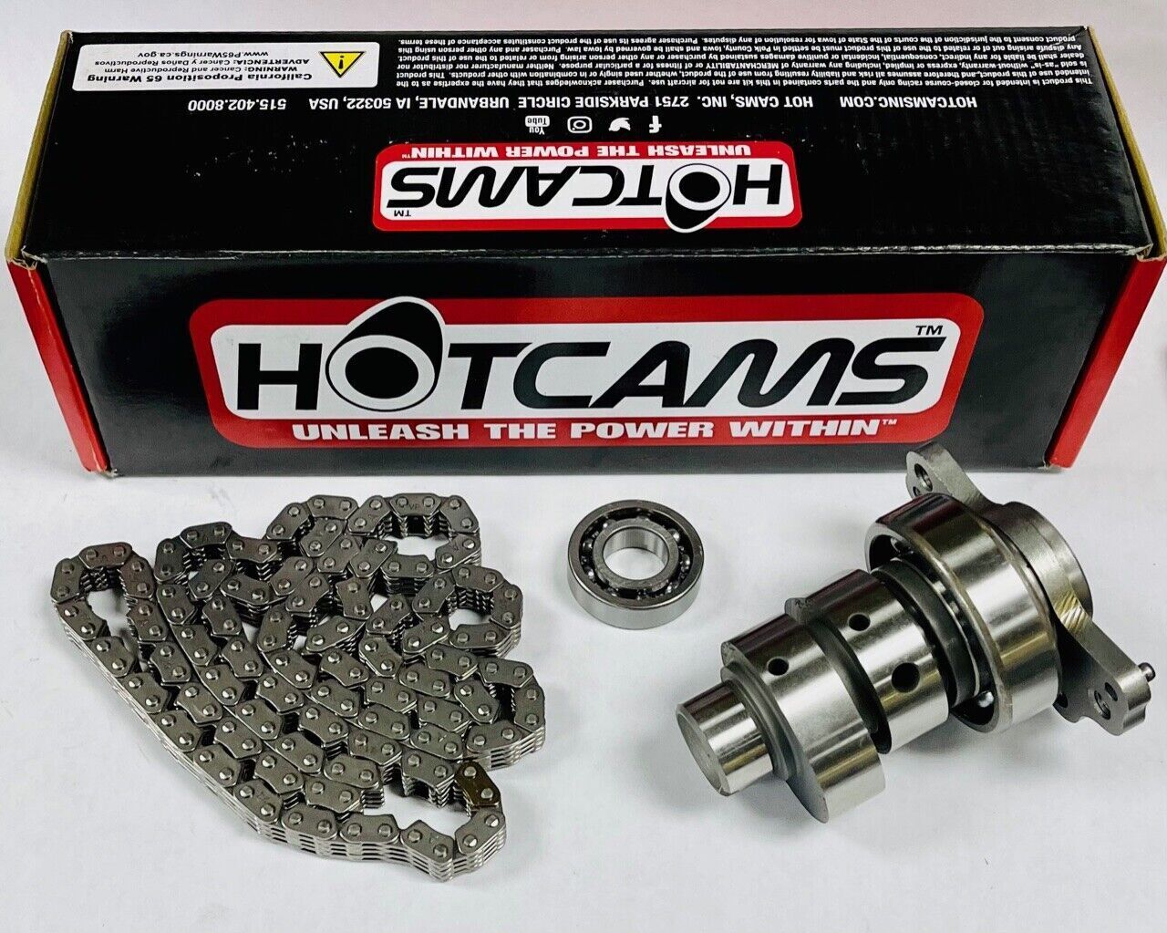 06 07 08 Raptor 700 Hotcams Hot Cams Cam Stage 1 One Camshaft & HD Timing Chain - Image 2