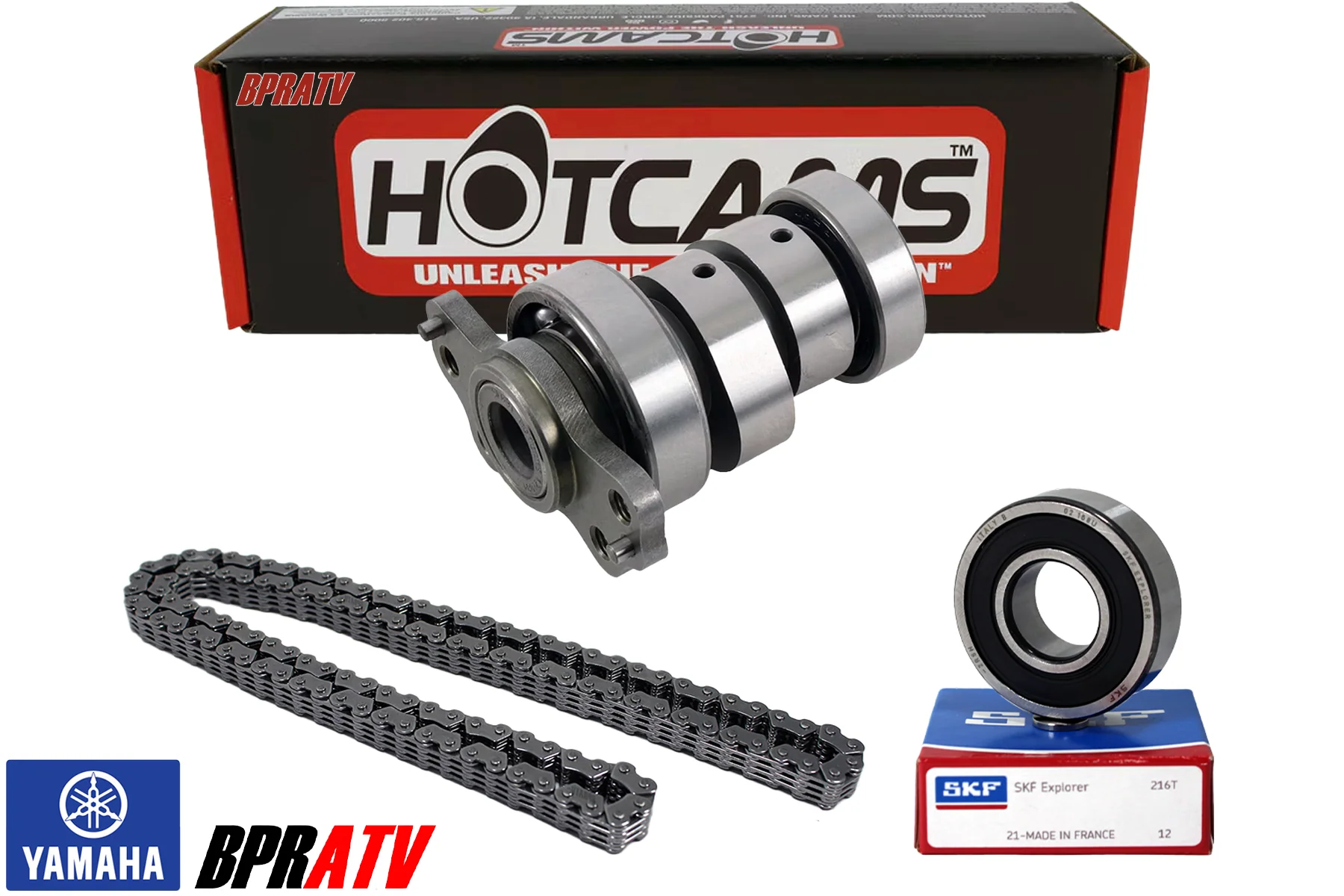 06 07 08 Raptor 700 Hotcams Hot Cams Cam Stage 1 One Camshaft & HD Timing Chain - Image 4