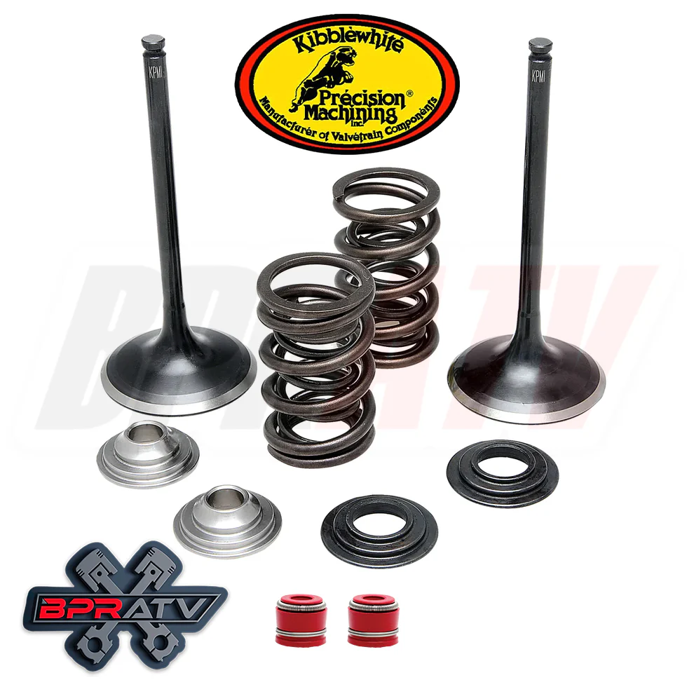 06-08 Kawasaki KX450F KX 450F Kibblewhite Intake Exhaust Valves Springs RED Seal - Image 21