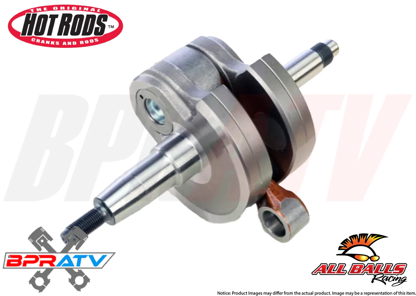 06-09 LTR450 LTR 450 Hot Rods +4mm Stroker Crankshaft & SKF Main Crank Bearings - Image 11
