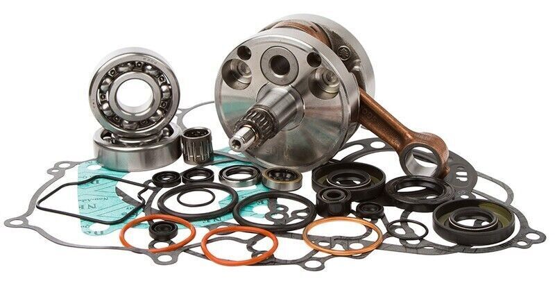 06-13 Kawasaki KX100 Hot Rods Bottom End Kit Vertex Top End Gaskets CBK0102 4066 - Image 3