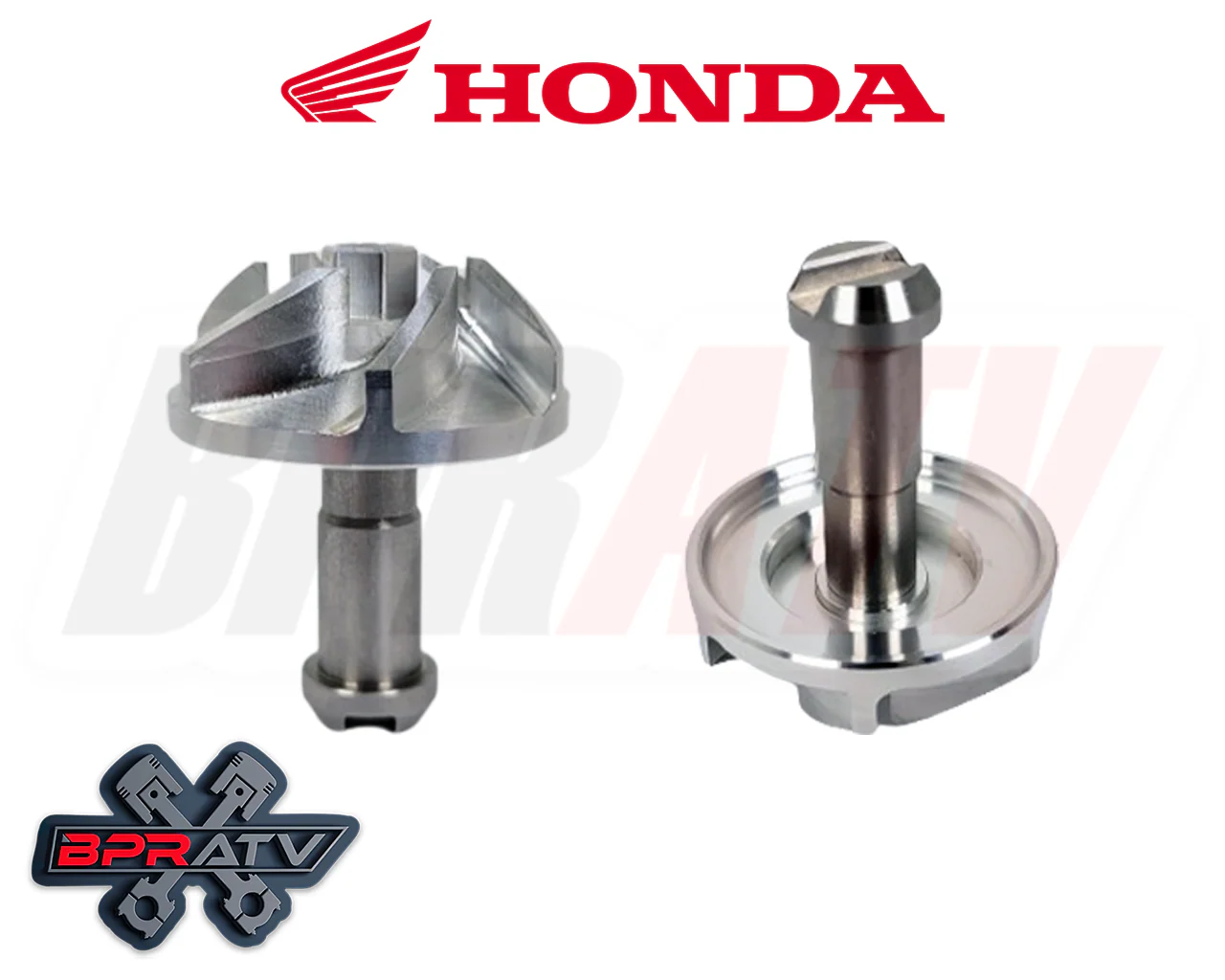 06-14 Honda TRX450R ER Billet CNC Hi-Flow Water Pump Impeller Shaft Replacement - Image 2