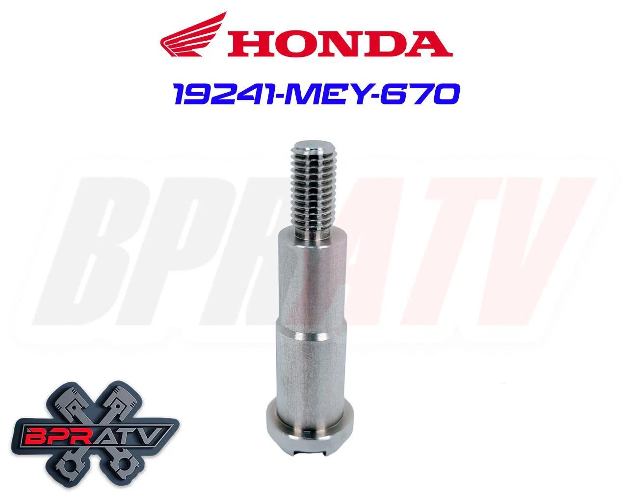 06-14 Honda TRX450R TRX 450R 450ER Water Pump Shaft Replacement 19241-MEY-670 - Image 4