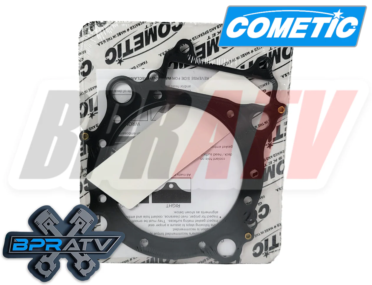 06-14 TRX450R TRX 450R 450ER 99mm Big Bore MLS Cometic Head Gasket H2459027S USA - Image 2