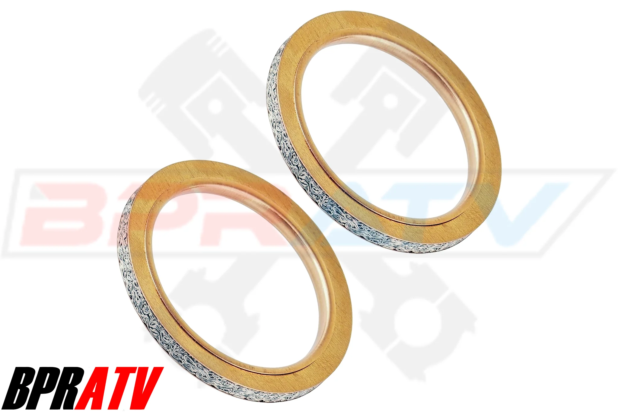 06-20 YZFR6 YZF-R6 TITANIUM Head Pipe Exhaust Studs Kit Bolts Nut Exhaust Gasket - Image 20