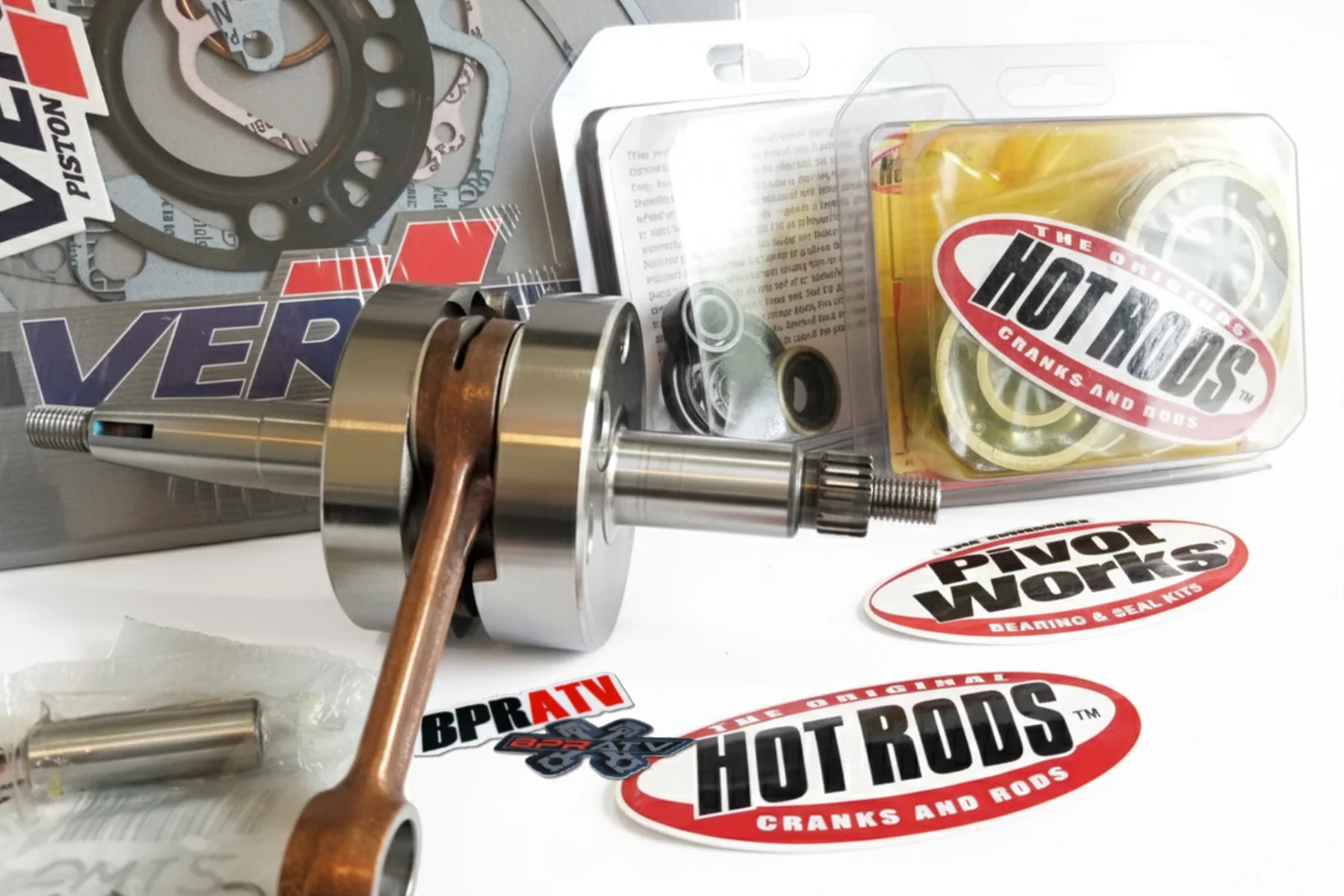 06-25 Kawasaki KX65 KX 65 Hot Rods Bottom End Rebuild Kit & Wiseco Piston Piston - Image 5