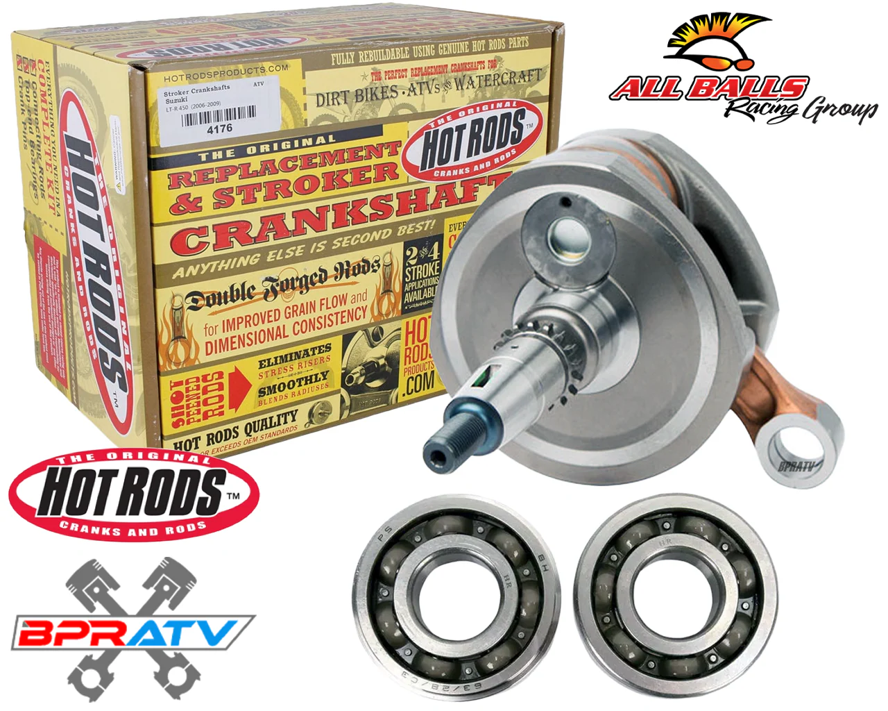06+ Honda TRX450ER TRX 450ER Hot Rods Heavy Duty Crank Crankshaft Bearings Seals - Image 19