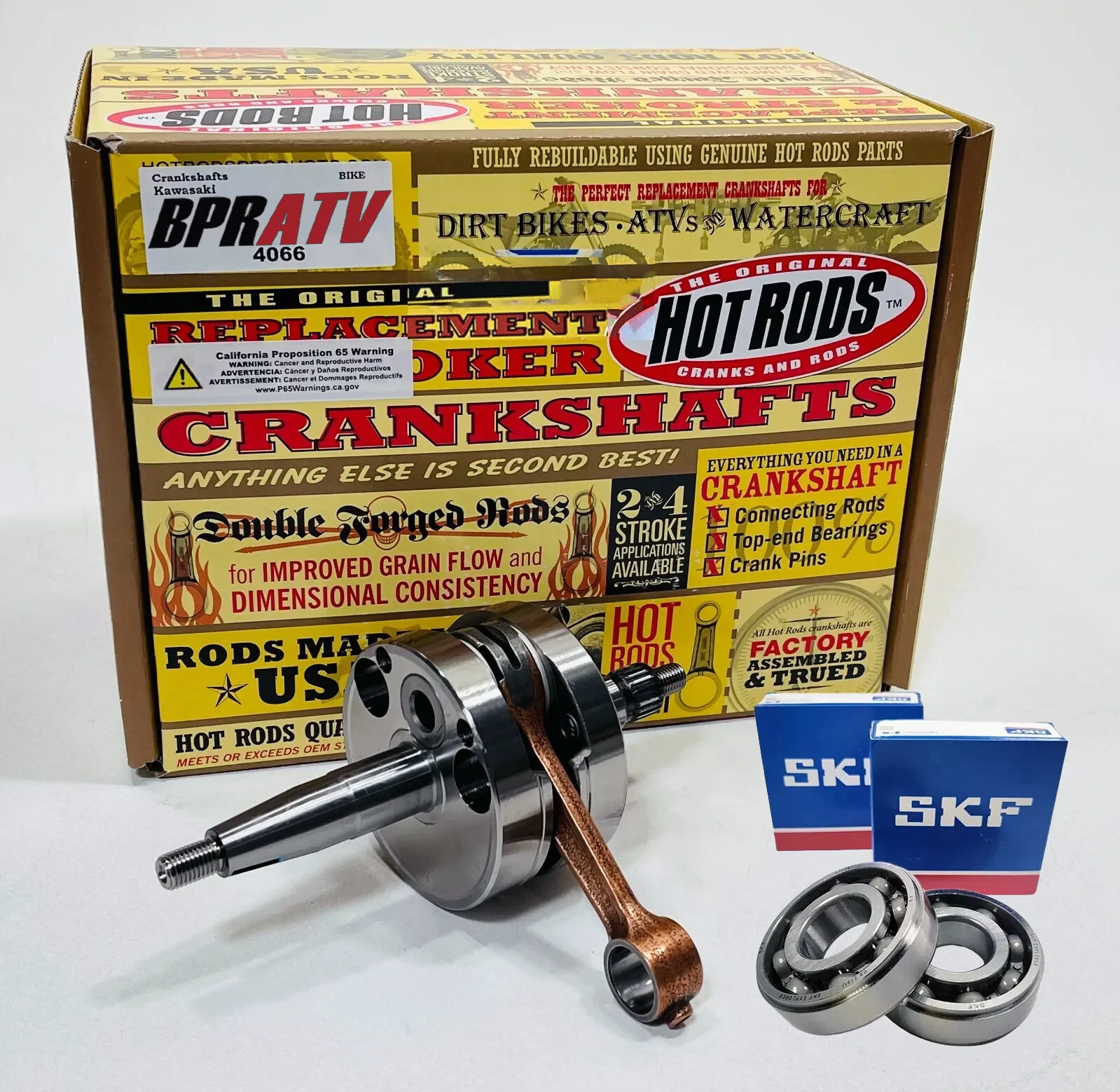 06+ Honda TRX450ER TRX 450ER Hot Rods Heavy Duty Crank Crankshaft Bearings Seals - Image 8