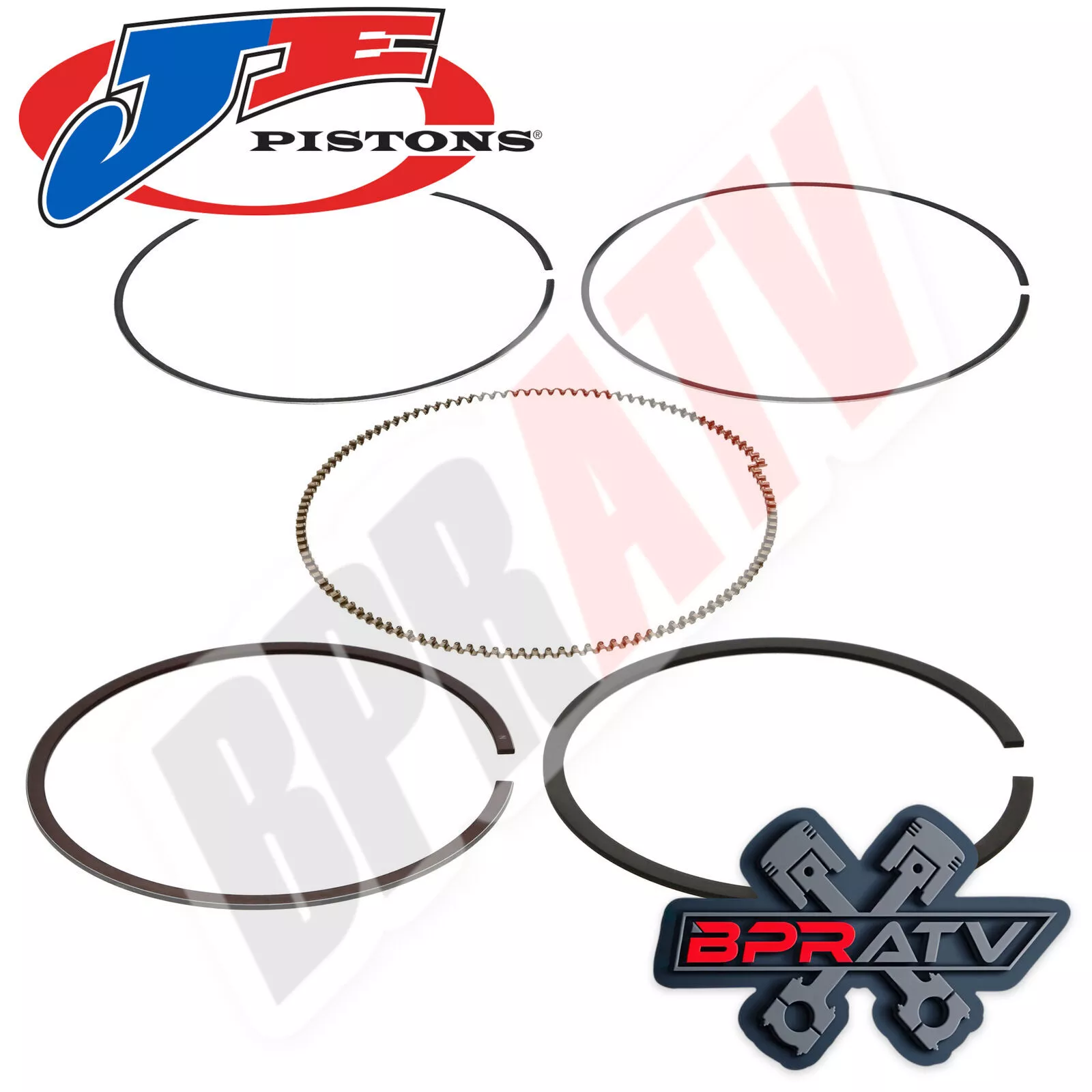 2006+ Honda TRX450R TRX 450R TRX450ER Stock 96mm 96 OEM Bore JE Piston Ring Set - Image 10