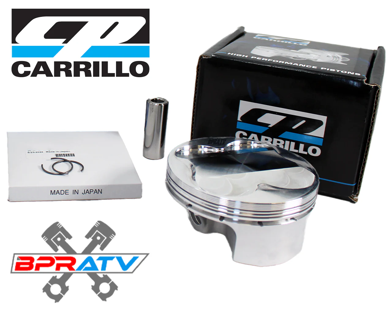 06+ Honda TRX450R TRX 450R Hot Rods Crank 96mm 12:1 CP Piston Gasket Rebuild Kit - Image 4