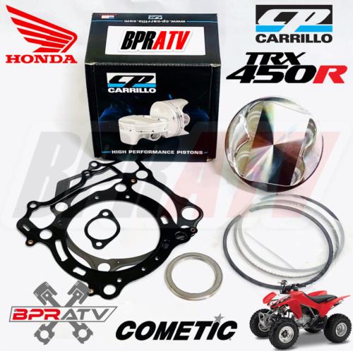 06+ Honda TRX450R TRX 450R Hot Rods Crank 96mm CP 13.5 Piston Gasket Rebuild Kit - Image 11