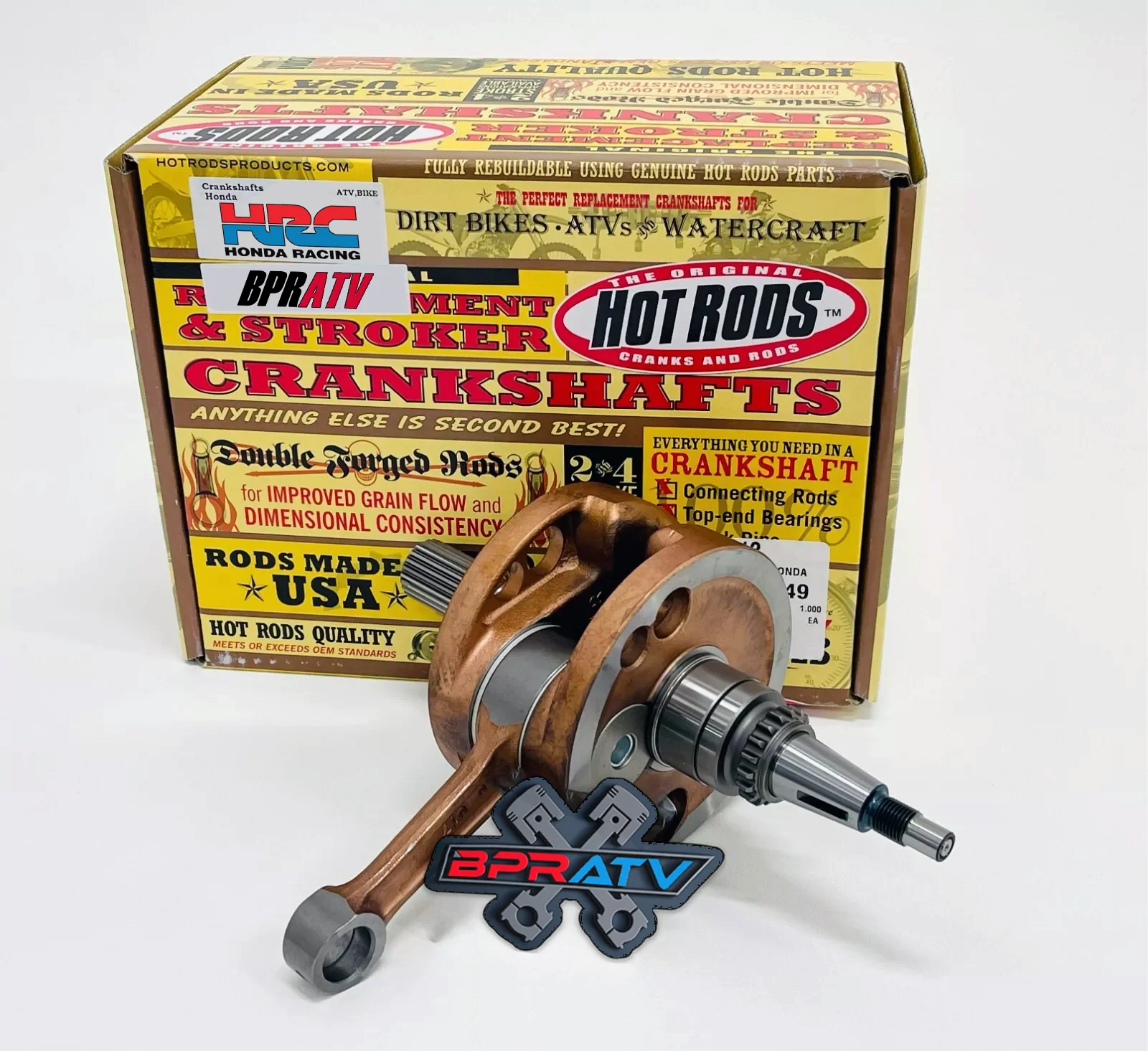 06+ Honda TRX450R TRX 450R Wiseco Piston Stock Cylinder Crank Engine Rebuild Kit - Image 4