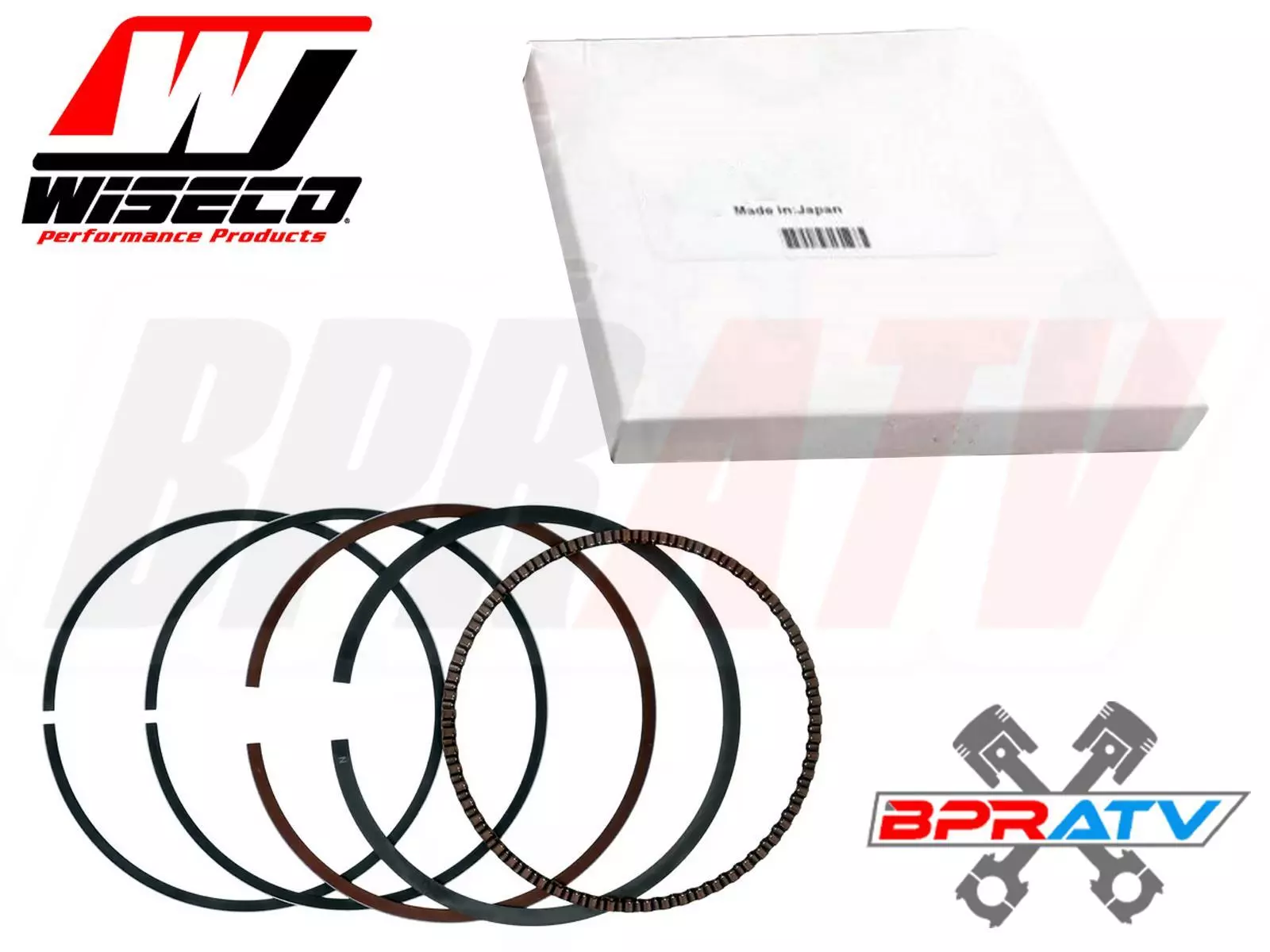 06+ Suzuki LTR450 LTR 450 95.5mm OEM Stock Bore JE Piston Replacement Rings Set - Image 13